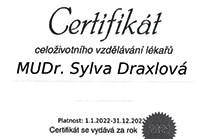 Certifikát celoživotního vzdělávání lékařů