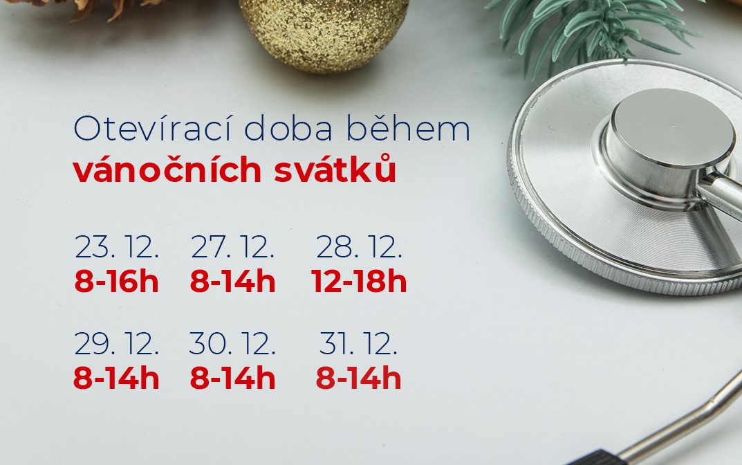 Otevírací doba během vánočních svátků 2021 - Fotka